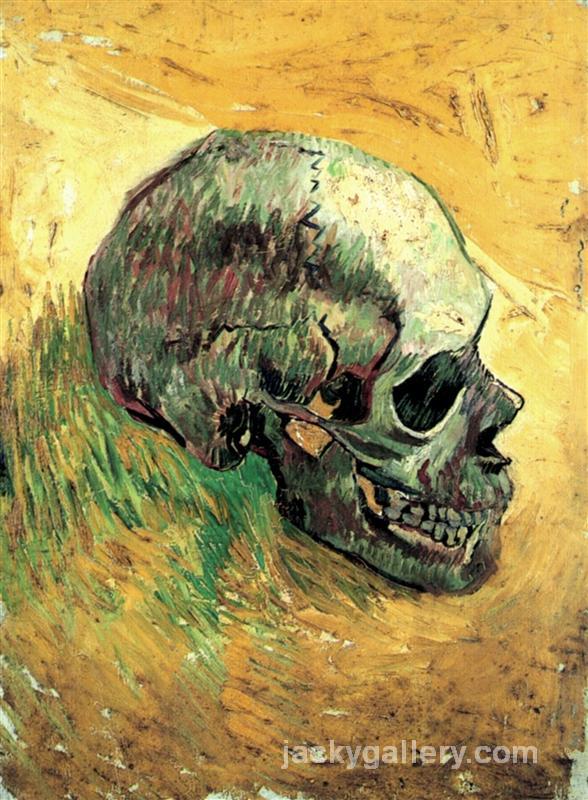 Skull, Van Gogh painting